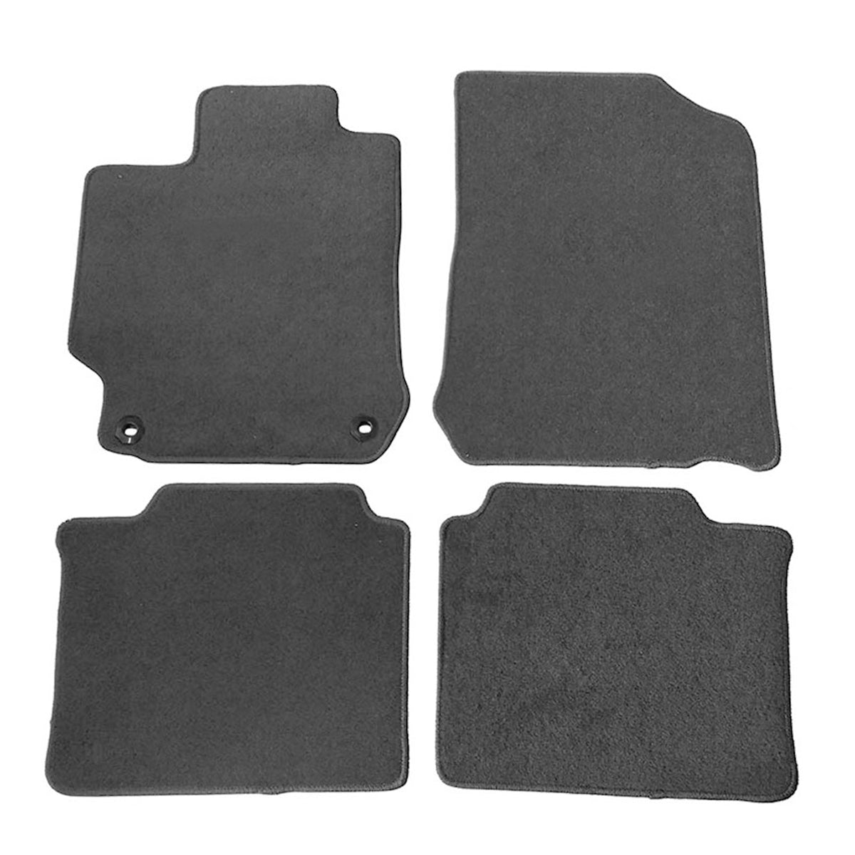 2012-2017 Toyota Camry Car Floor Mats Carpet 4PC Nylon & Latex Rubber