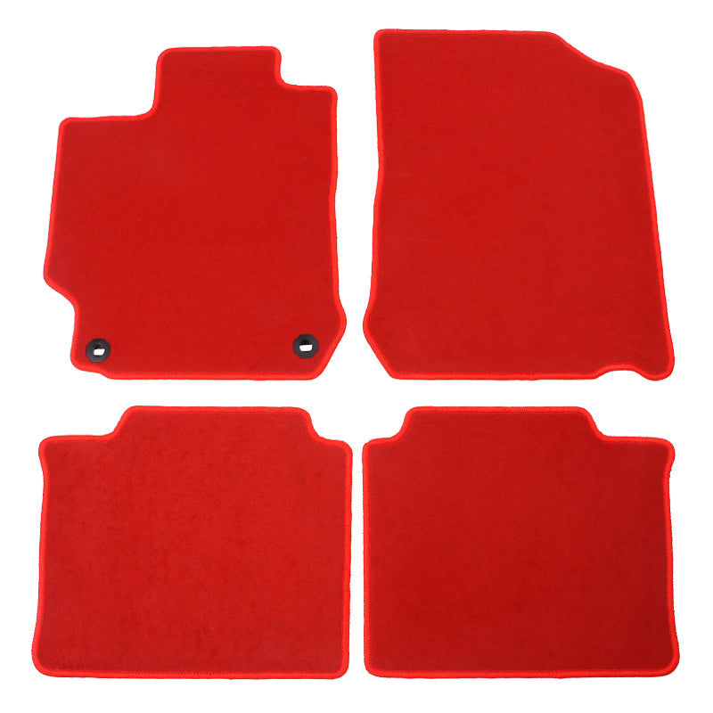 2012-2017 Toyota Camry Car Floor Mats Carpet 4PC Nylon & Latex Rubber