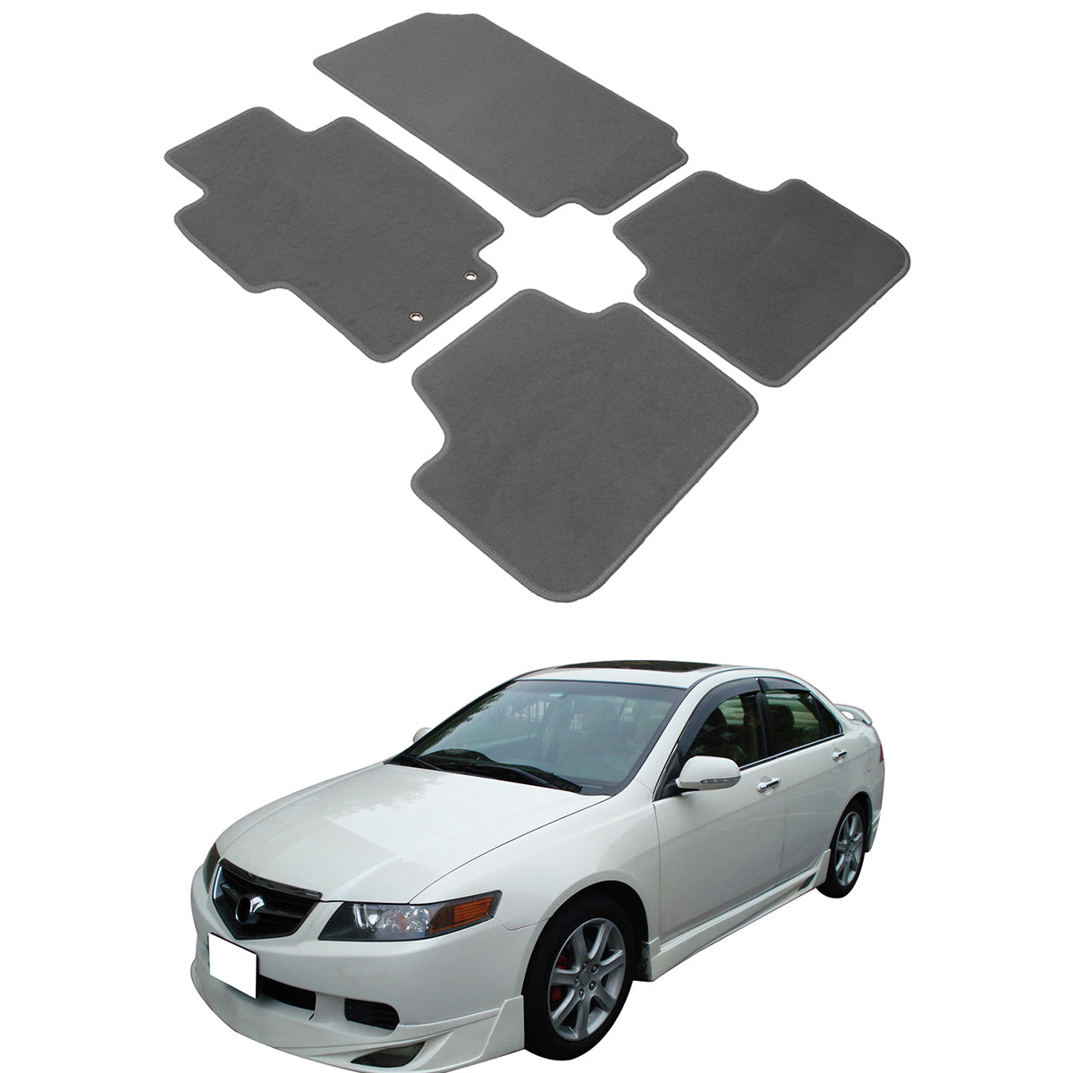 2004-2008 Acura TSX Car Floor Mats Carpet 4PC Nylon