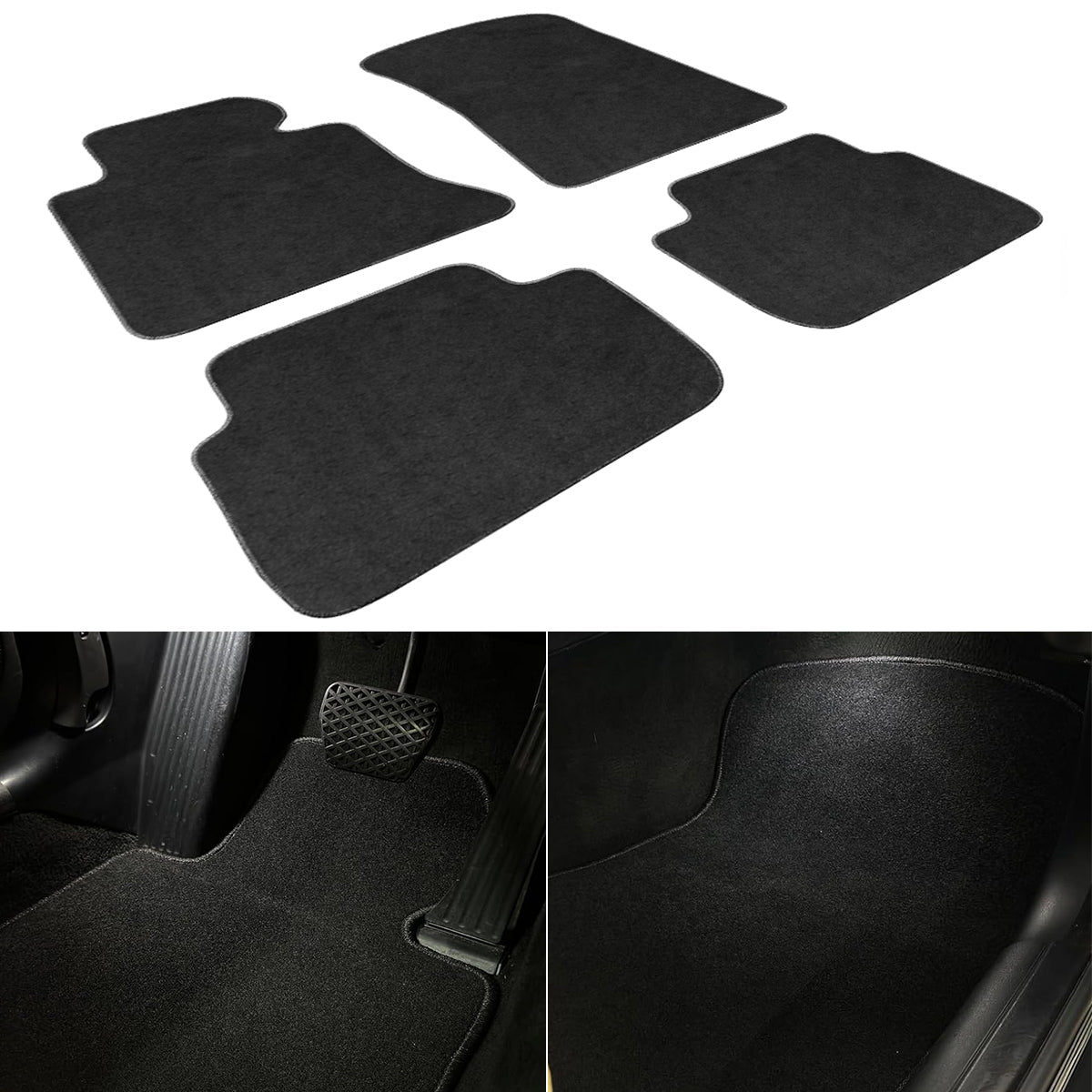 1998-2006 BMW E46 3 Series Car Floor Mats Carpet 4PC Nylon