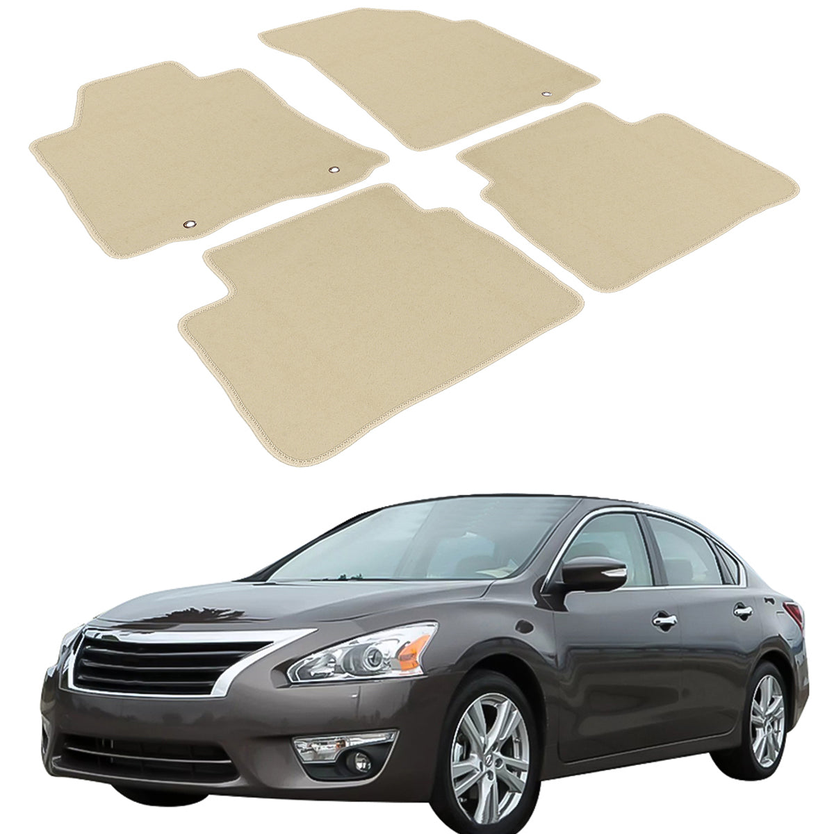 2013-2018 Nissan Altima Car Mats Carpet 4PC