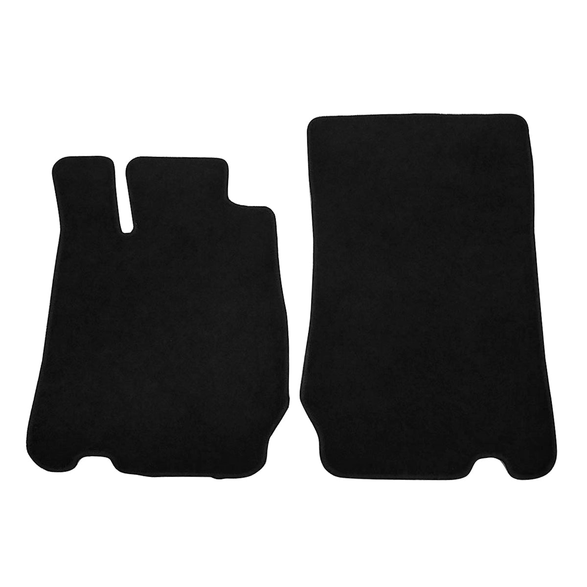 Car Floor Mat for 2003-2012 Mercedes SL Black Anti Slip  Nylon 2PCS