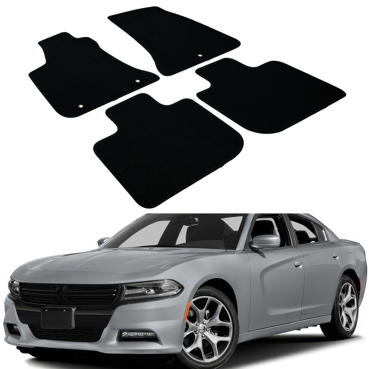 2011-2023 Dodge Charger & Chrysler 300 RWD Front Rear Floor Mats Carpe