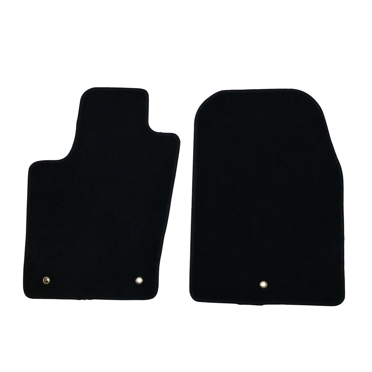 Car Floor Mat for 2011-2025 Dodge Durango Black Carpets Nylon 2PC