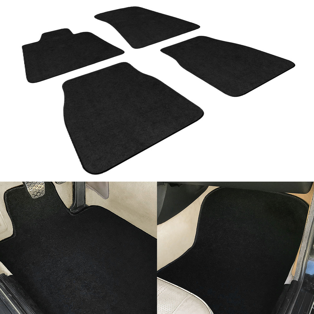 1984-1991 BMW 3 Series Coupe Car Floor Mats Carpet 4PC Nylon
