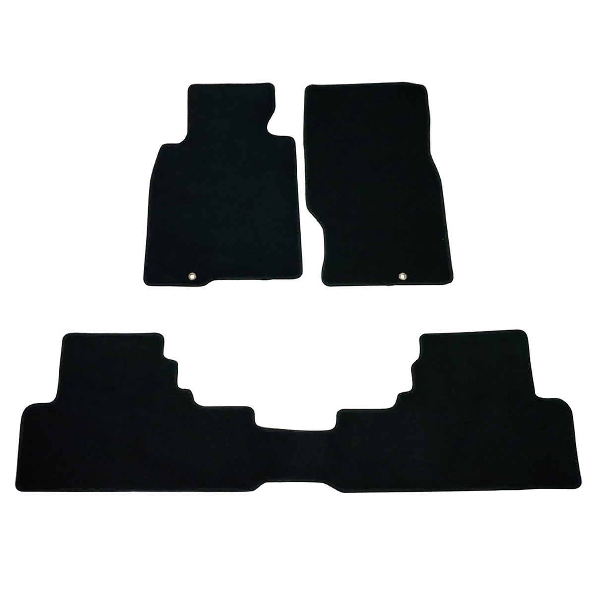 Car Floor Mat for 2008-2013 Infiniti G37 Coupe Black Nylon 3PC