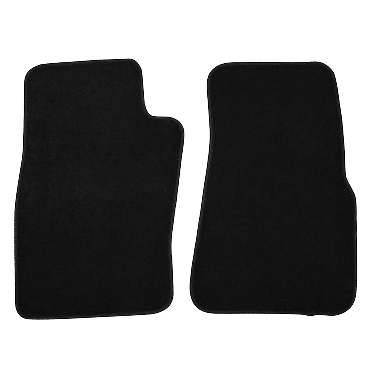 Car Floor Mat for 1996-2002 Ford Ranger Black Carpets Nylon 2Pc