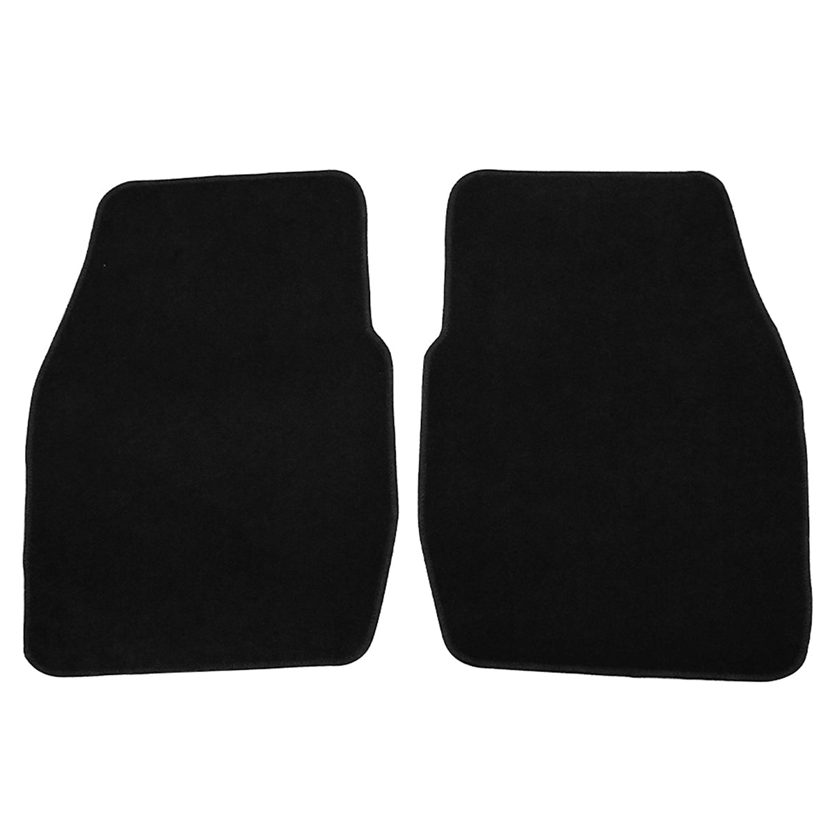 Car Floor Mat for 1997-2004 Dodge Dakota Black Carpets Nylon 2Pc