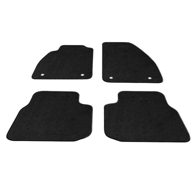 Car Floor Mat for 1998-2003 Chevrolet Malibu Black Nylon 4PC