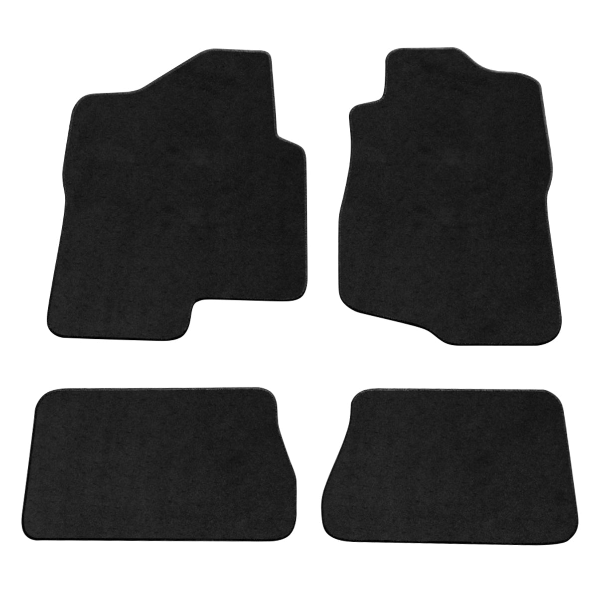2007-2013 Chevrolet Silverado GMC Sierra Crew Cab Floor Mats 4PC Nylon