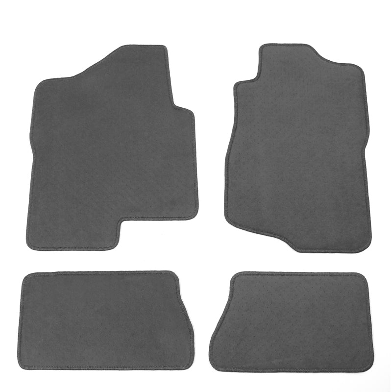 2007-2013 Chevrolet Silverado GMC Sierra Crew Cab Floor Mats 4PC Nylon