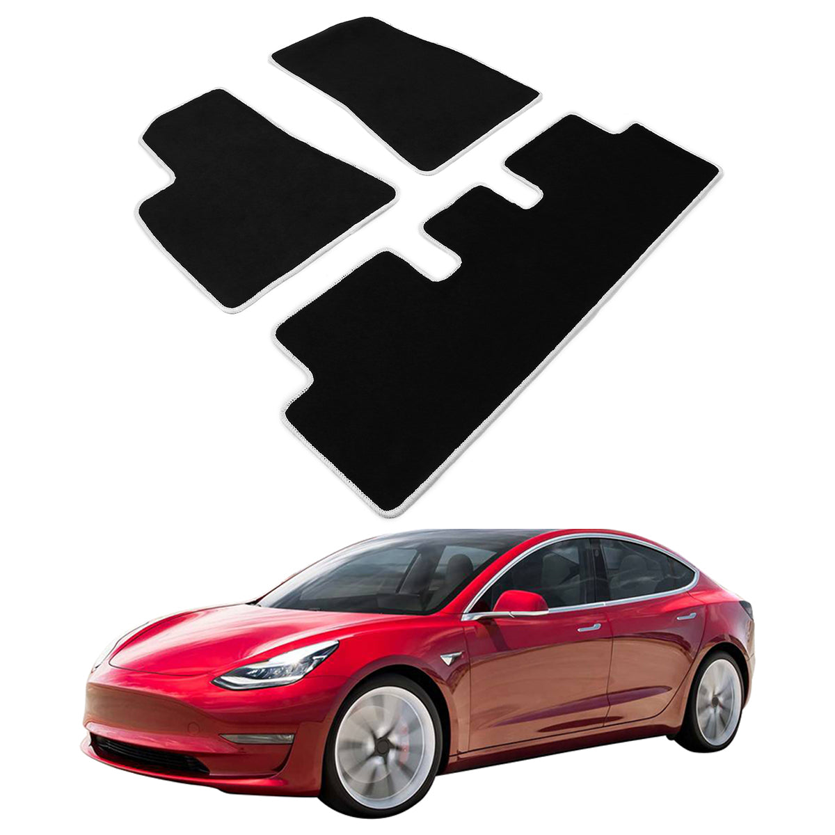 2017-2023 Tesla Model 3 Floor Mats Carpets