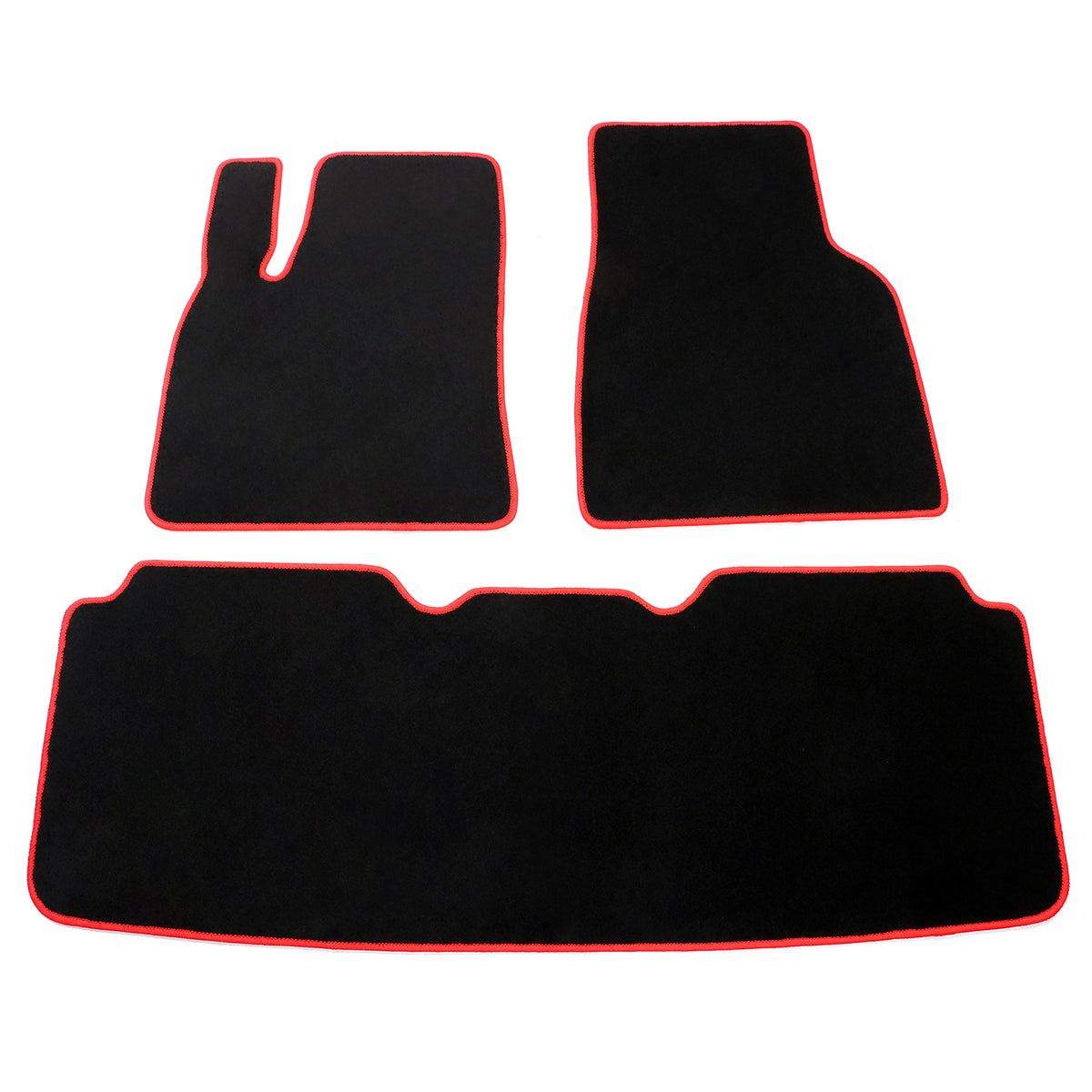 2012-2019 Tesla Model S Latex Floor Mats All Weather Carpet Black