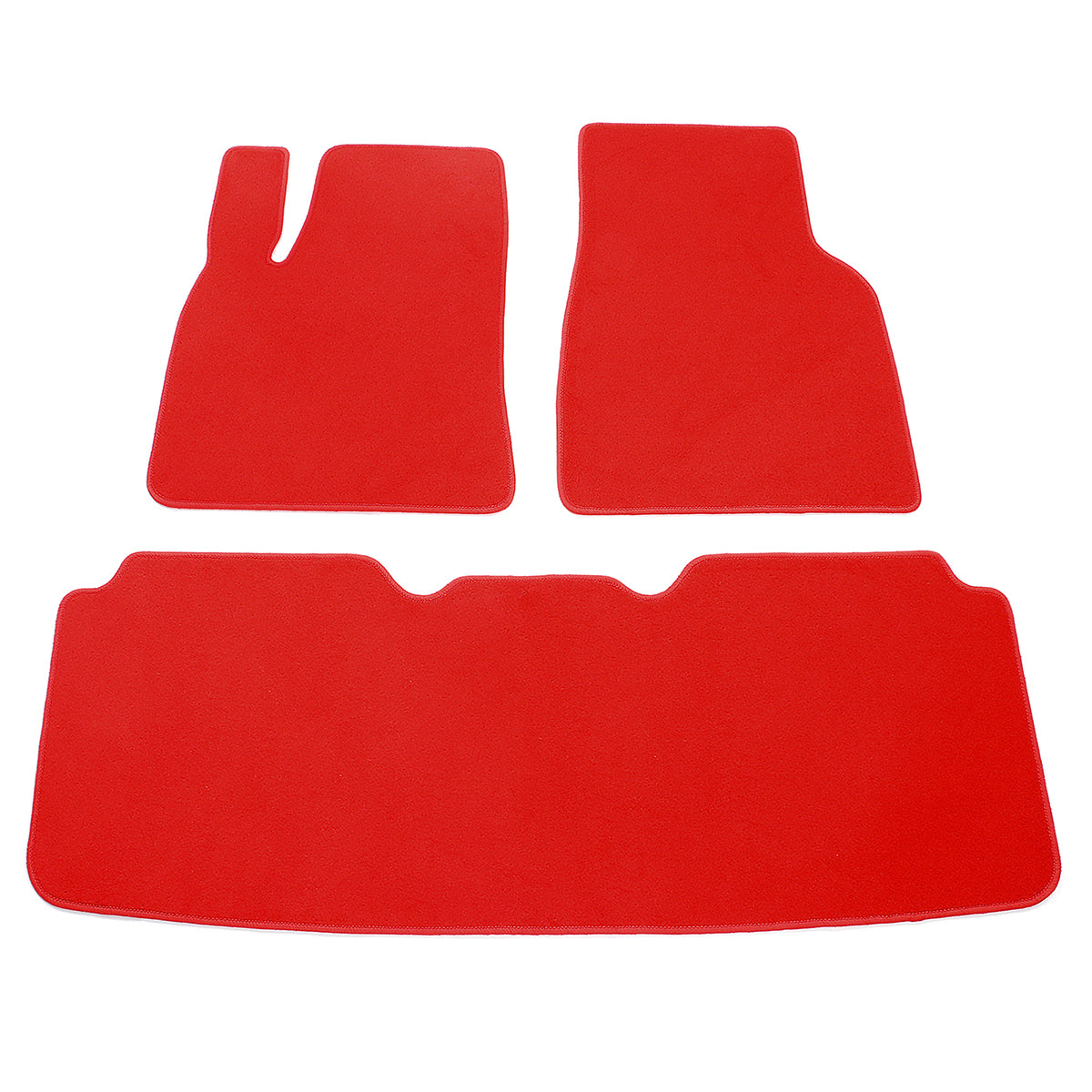 2012-2019 Tesla Model S Latex Floor Mats All Weather Carpet Black