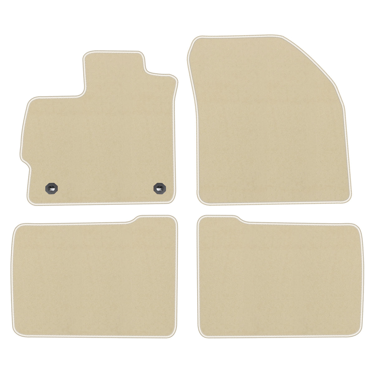 2012-2015 Toyota Prius Nylon Floor Mats Liner Front Rear Carpets
