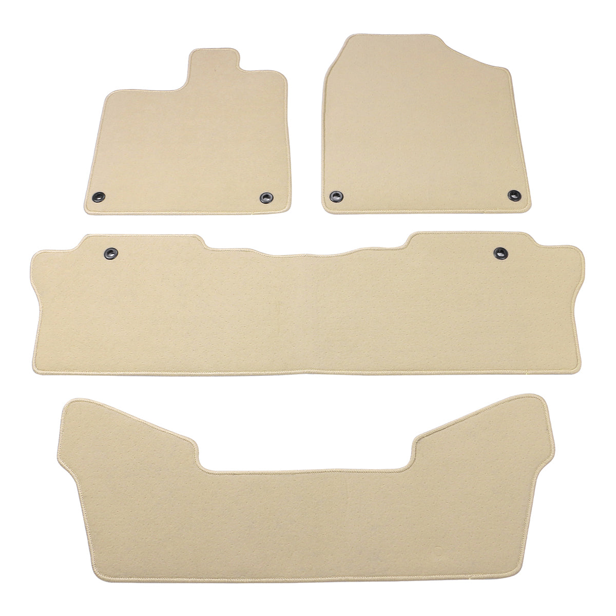 2016-2023 Honda Pilot Nylon Floor Mats Liner Front Rear Carpets