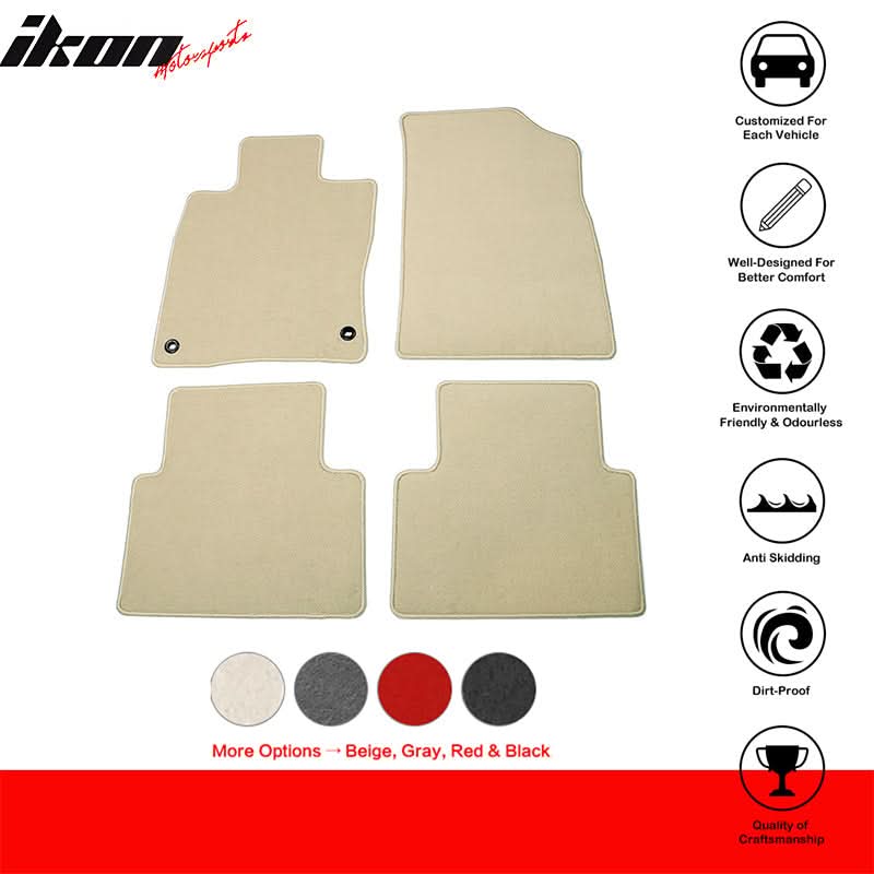 2019-2022 Honda Insight Nylon Floor Mats Liner Front Rear Carpet