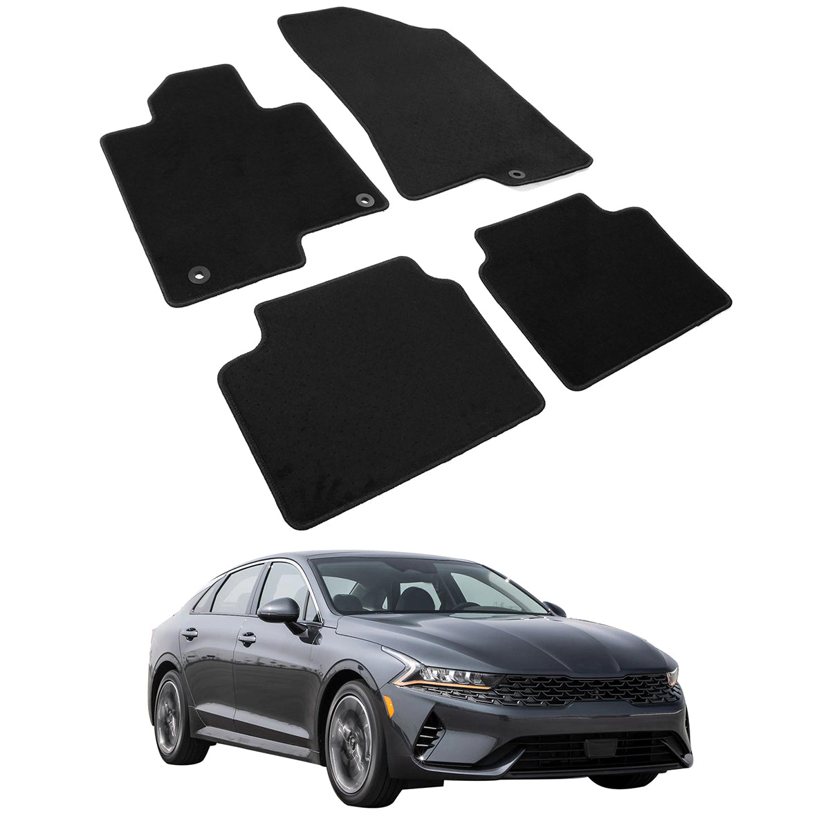 2021-2023 Kia K5 Optima Floor Mats Liner Front Rear Carpets 4PC