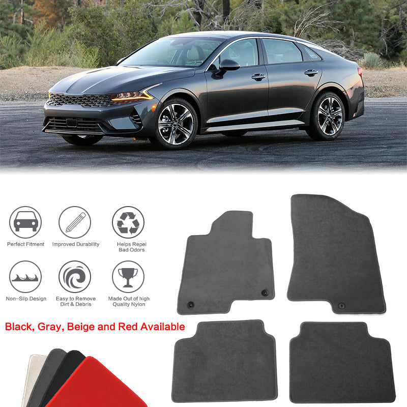 2021-2023 Kia K5 Optima Floor Mats Liner Front Rear Carpets 4PC