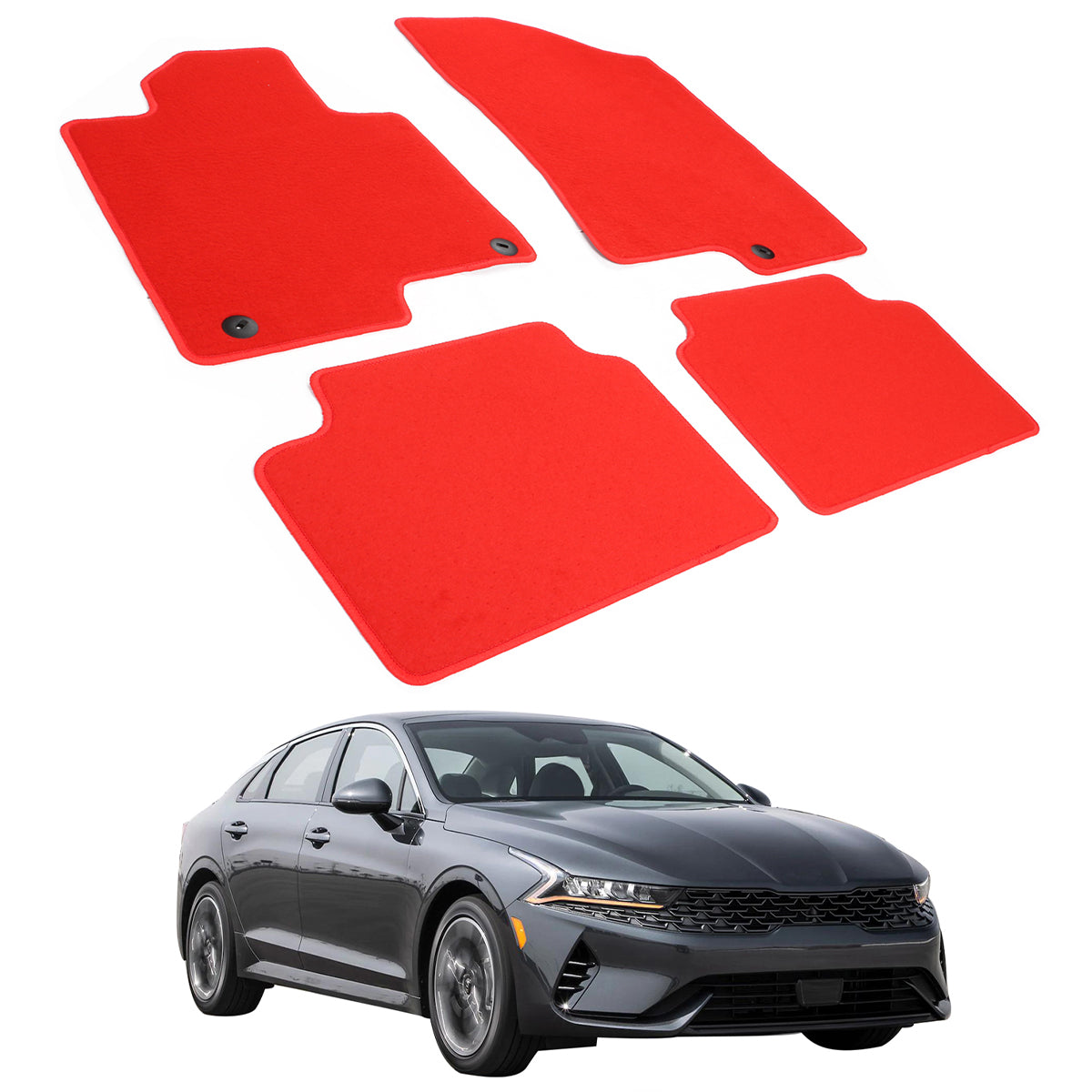 2021-2023 Kia K5 Optima Floor Mats Liner Front Rear Carpets 4PC