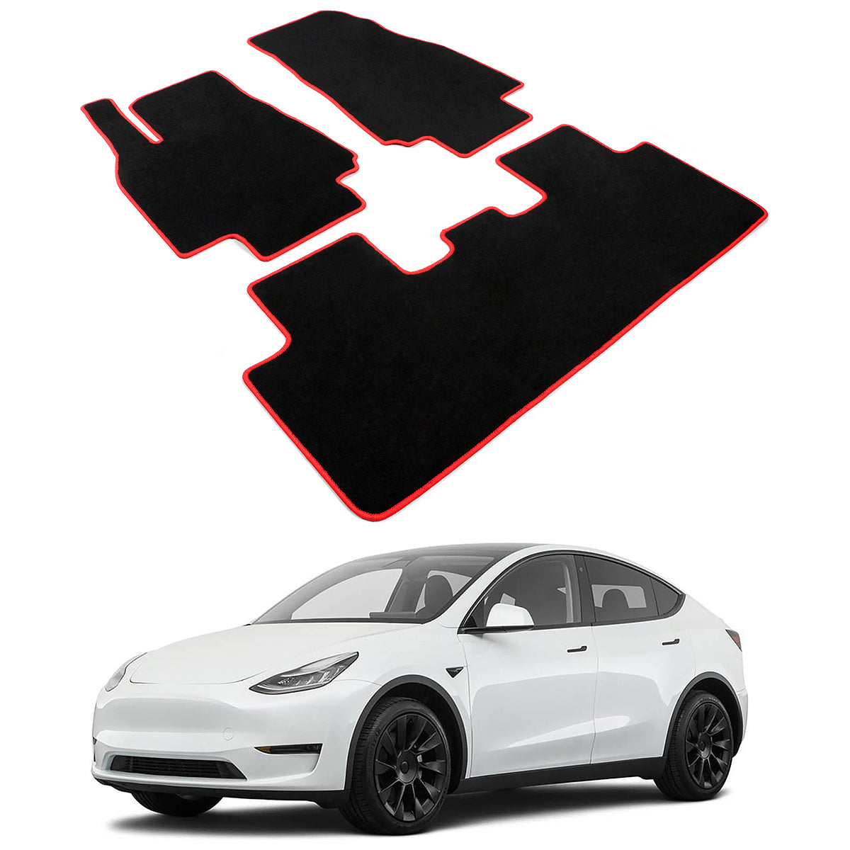 2020-2024 Tesla Model Y OE Front Rear Floor Mats Carpets