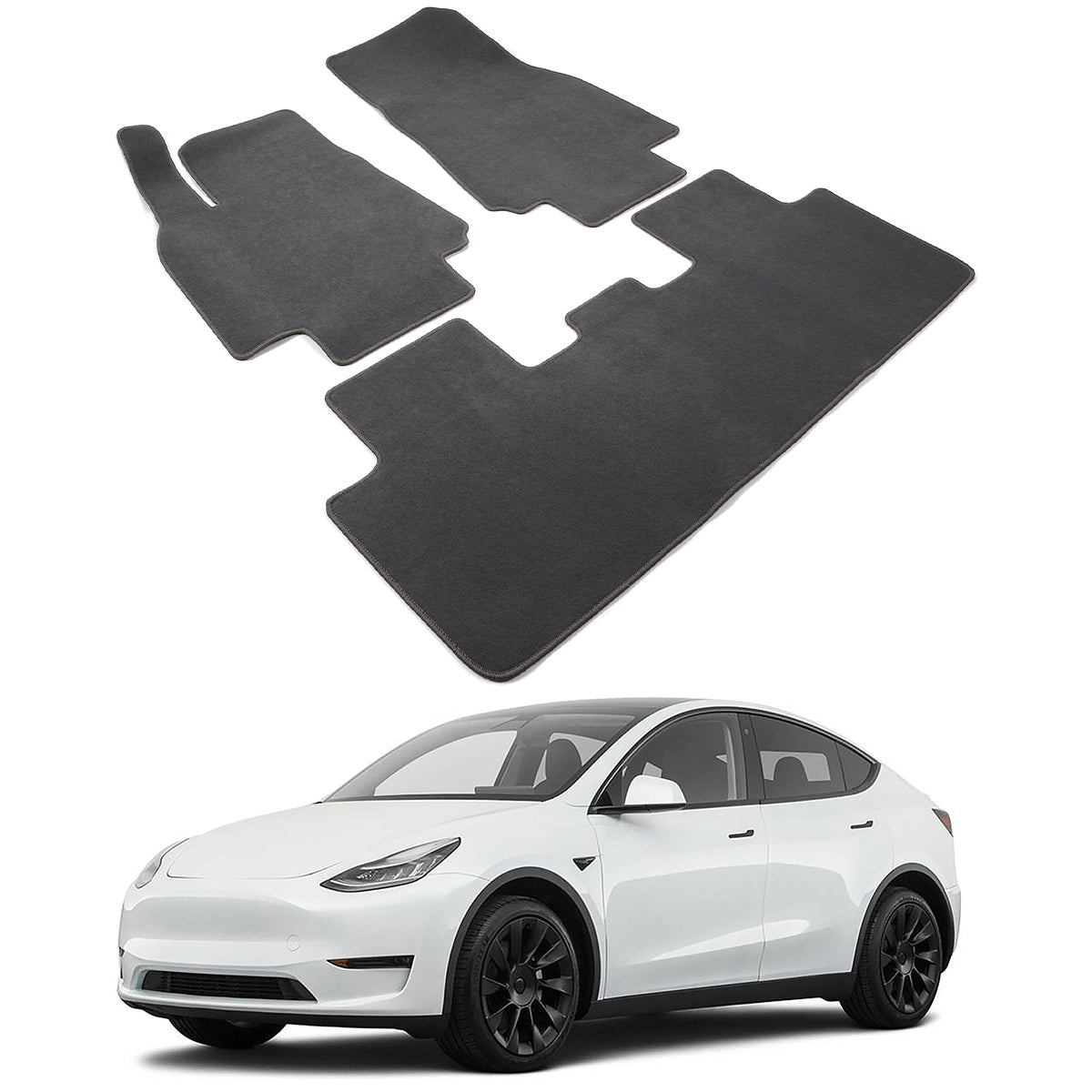 2020-2024 Tesla Model Y OE Front Rear Floor Mats Carpets