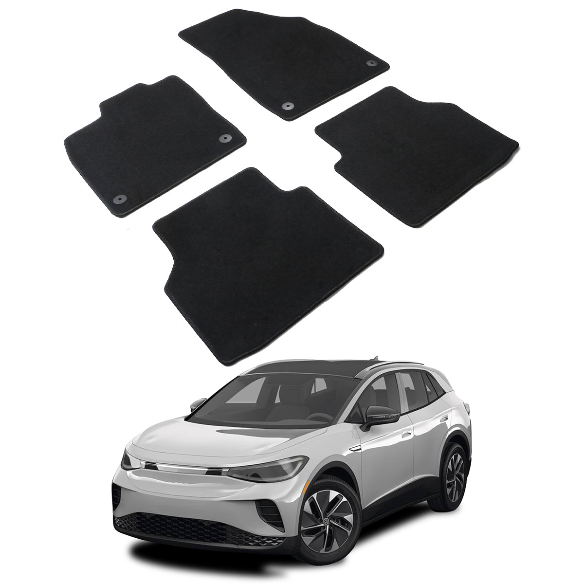 2021-2025 Volkswagen ID.4 Floor Mat Carpet Nylon