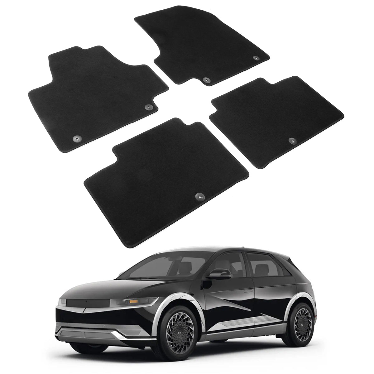 2022-2023 Hyundai Ioniq 5 OE Front Rear Floor Mats Carpets Nylon