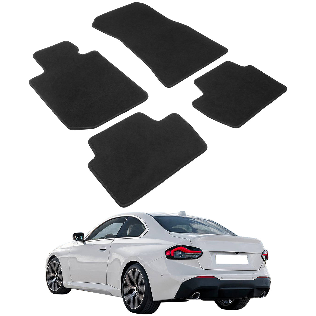 2022-2023 BMW 2 Series 230i M240i OE Front Rear Floor Mat Nylon