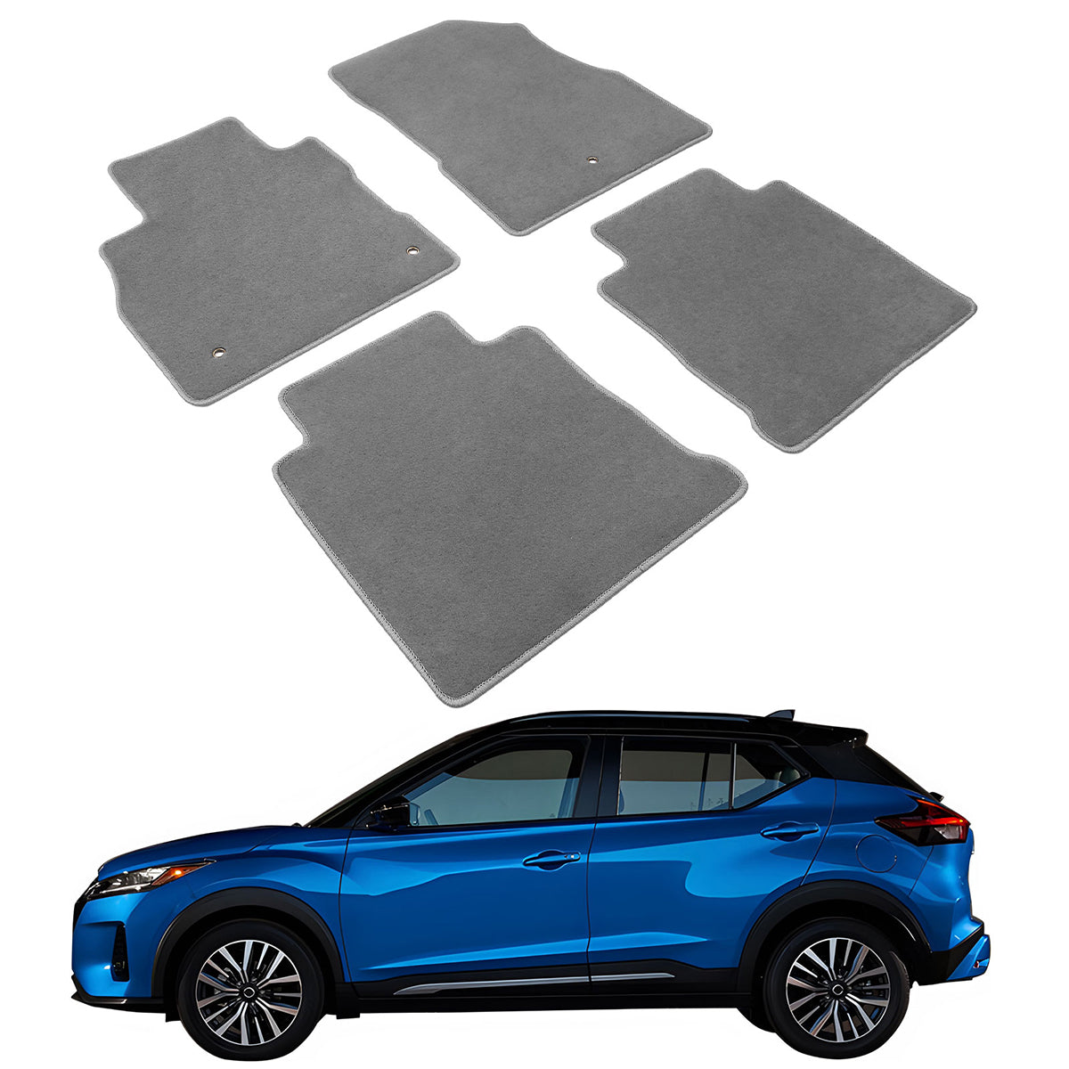 2018-2023 Nissan Kicks 4PCS Front Rear Floor Mats Carpet Nylon