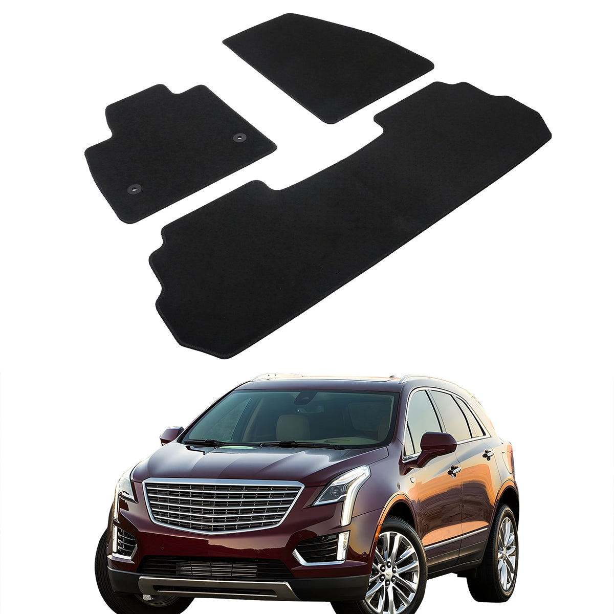 2017-2023 Cadillac XT5 Floor Mats Front Rear Carpets Liner