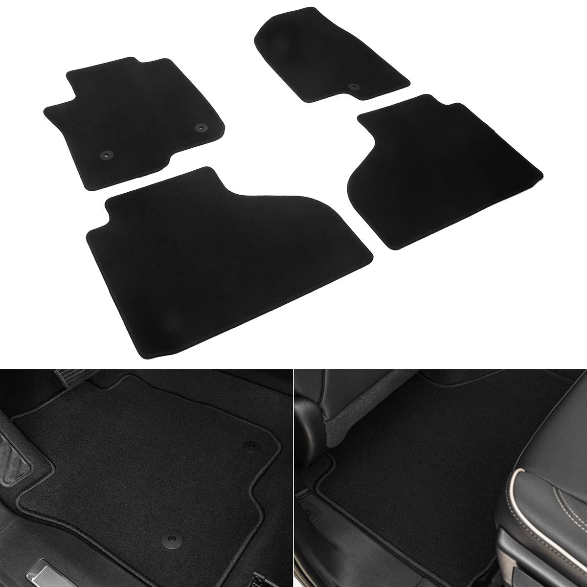 2021-2023 Chevy Suburban Tahoe GMC Yukon 4PC Floor Mats Nylon