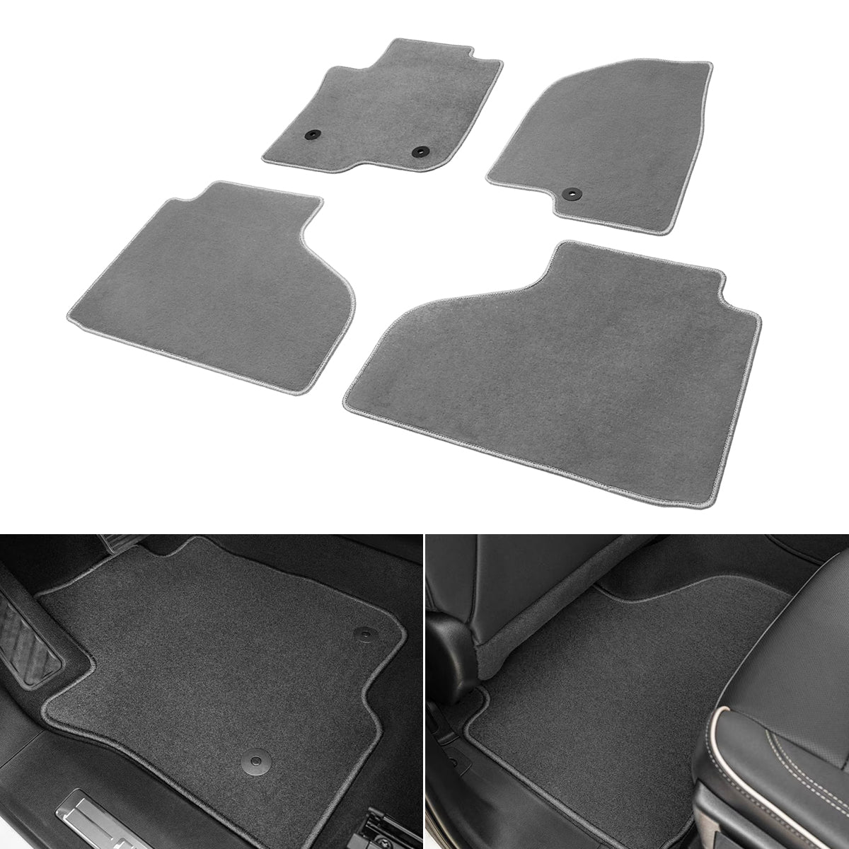 2021-2023 Chevy Suburban Tahoe GMC Yukon 4PC Floor Mats Nylon