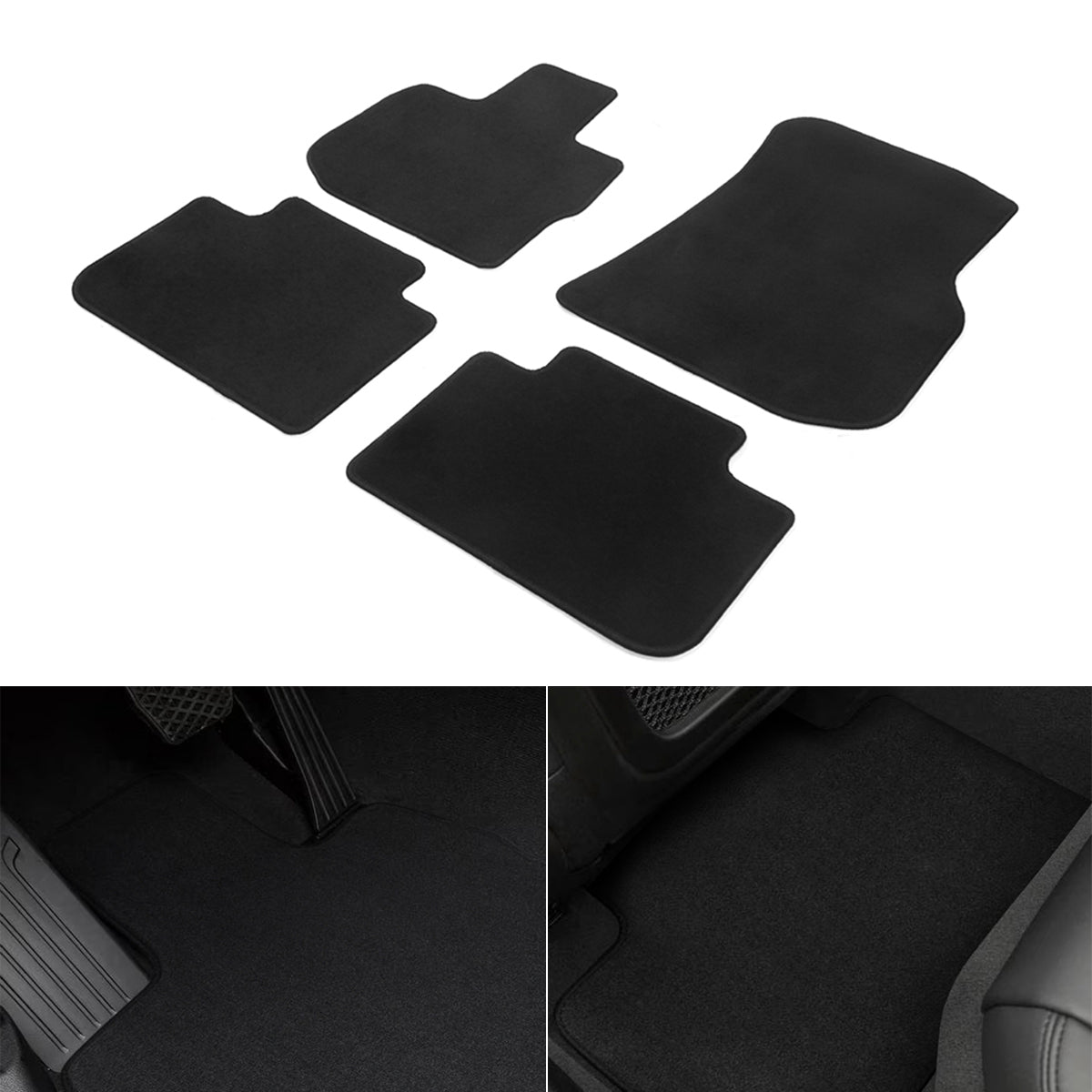 2018-2024 BMW G01 X3 G02 X4 Floor Mats Nylon Front Rear Row Carpet 4PC