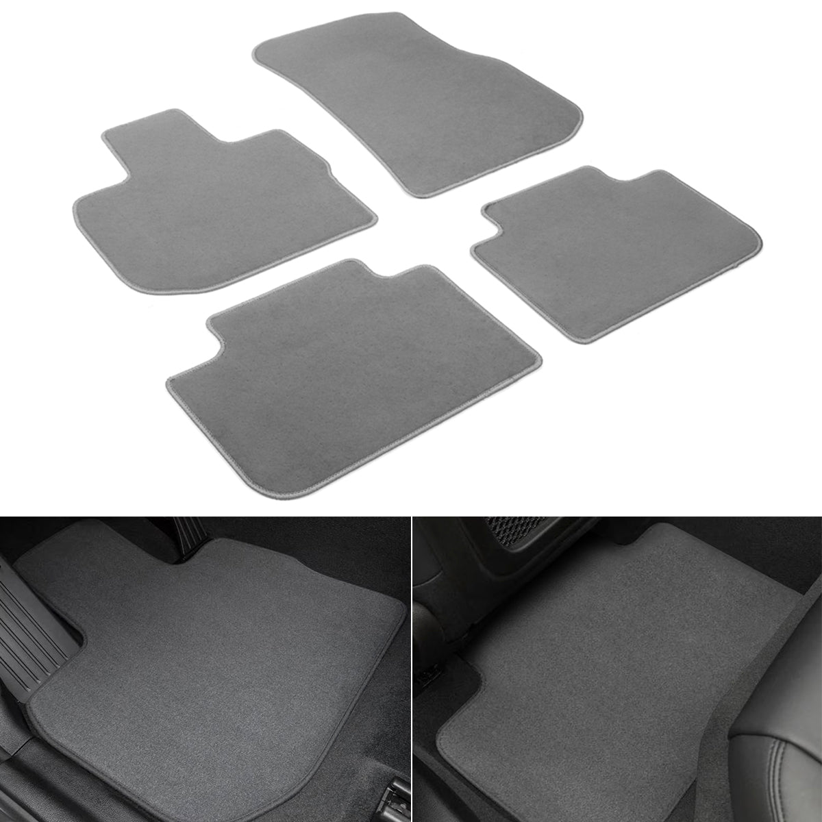 2018-2024 BMW G01 X3 G02 X4 Floor Mats Nylon Front Rear Row Carpet 4PC