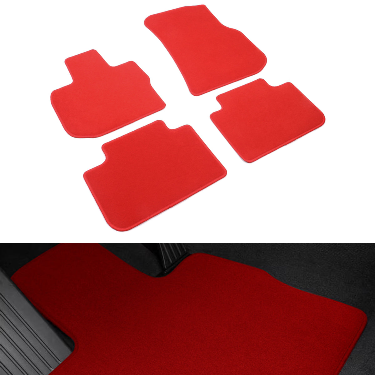 2018-2024 BMW G01 X3 G02 X4 Floor Mats Nylon Front Rear Row Carpet 4PC