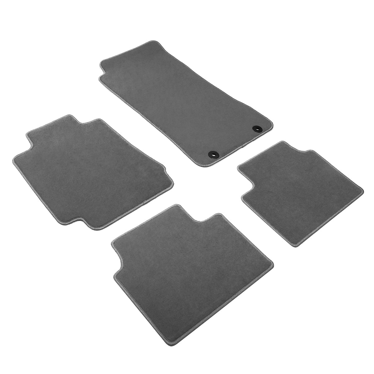 2017-2024 Alfa Romeo Giulia OE Gray Front Rear Floor Mat Carpet Nylon