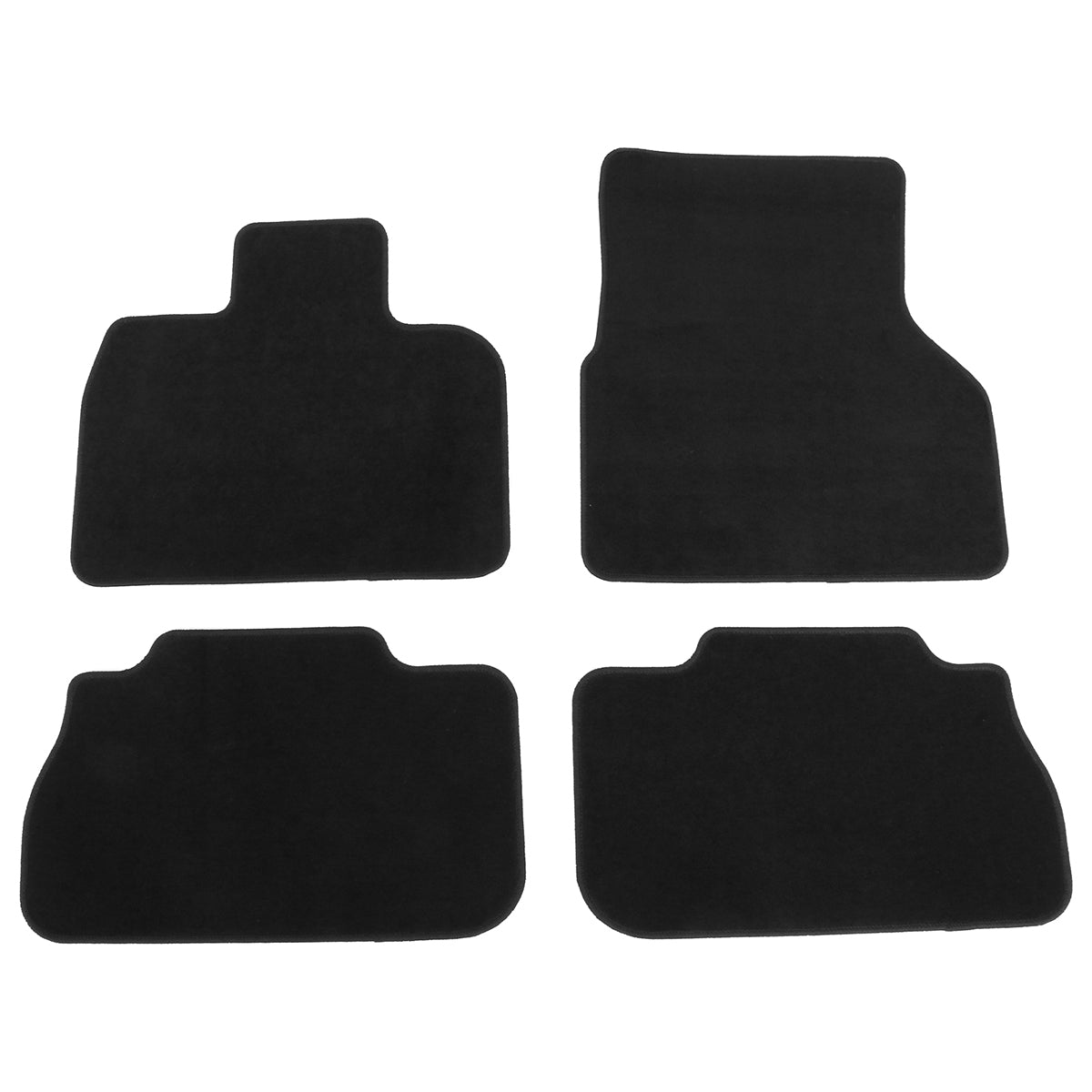 2022-2024 BMW I20 iX 4PCS Black Front Rear Floor Mats Carpets Nylon