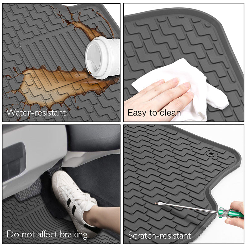 2018-2024 Chevy Equinox All Weather Floor Mats Carpets Rubber
