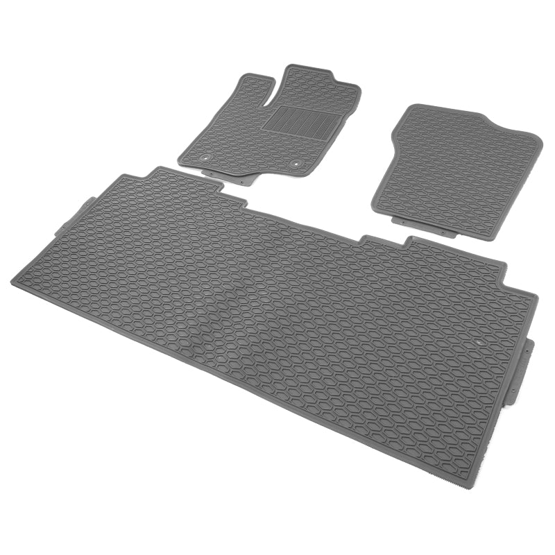 2015-2024 Ford F-150 Crew Cab Latex Floor Mats All Weather Carpet