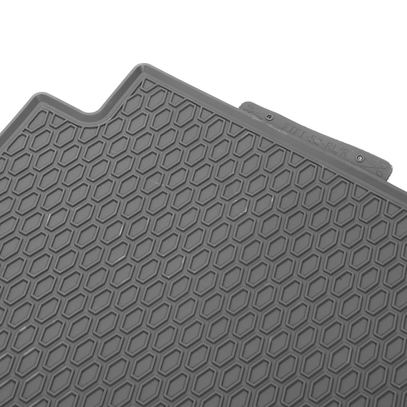 2015-2024 Ford F-150 Crew Cab Latex Floor Mats All Weather Carpet