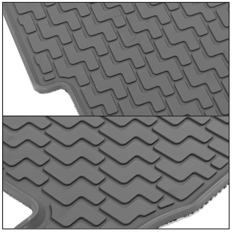 2008-2012 Honda Accord 4DR Latex Floor Mat All Weather Car Carpet