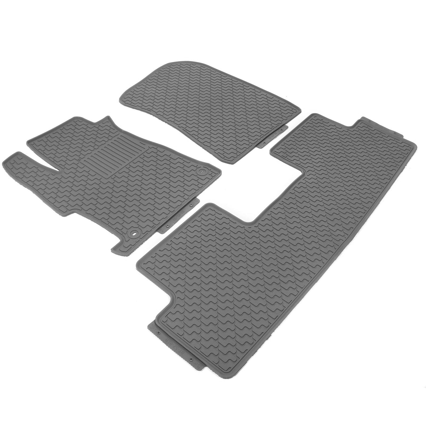 2012-2015 Honda Civic Floor Mats Latex Rubber Front Second Row