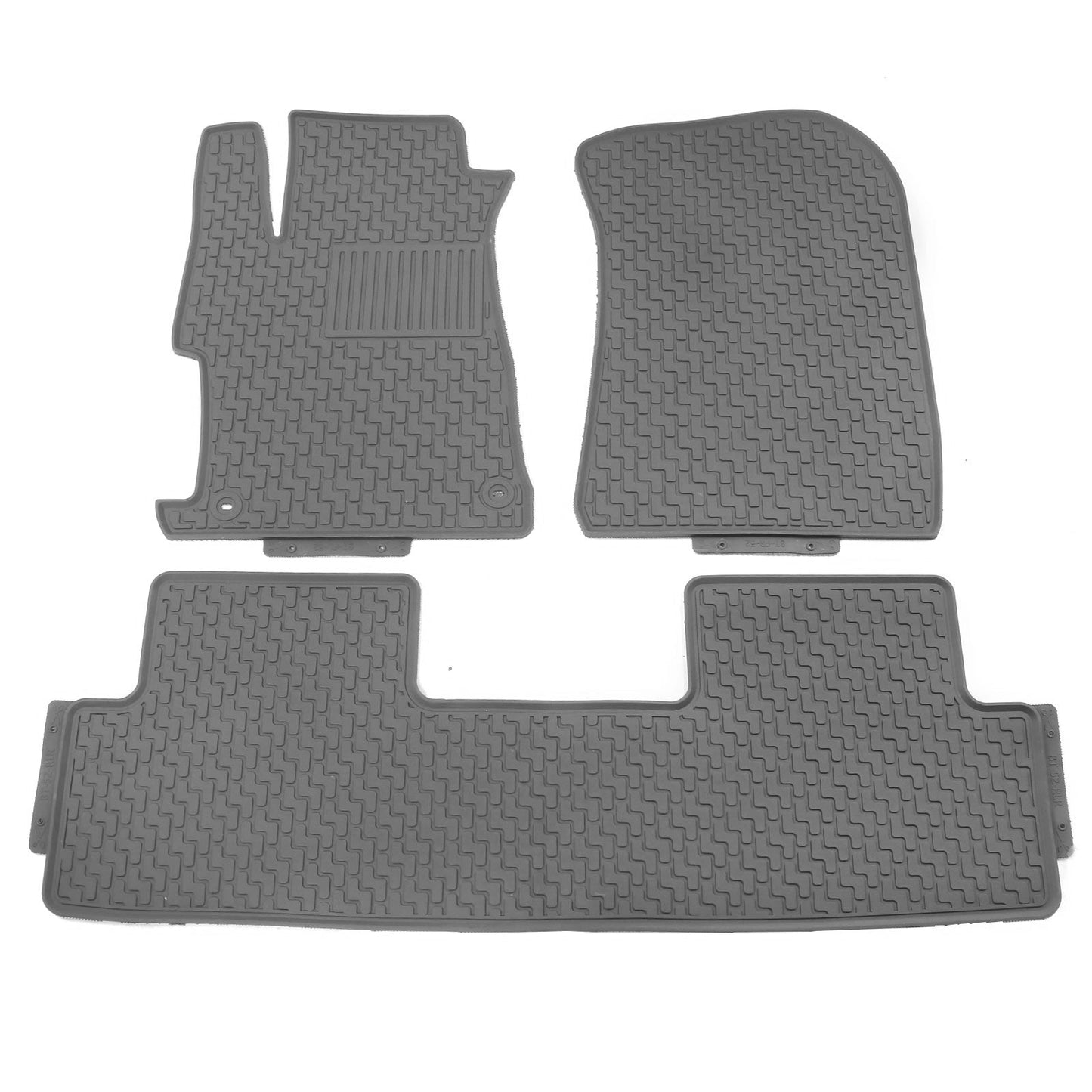 2012-2015 Honda Civic Floor Mats Latex Rubber Front Second Row