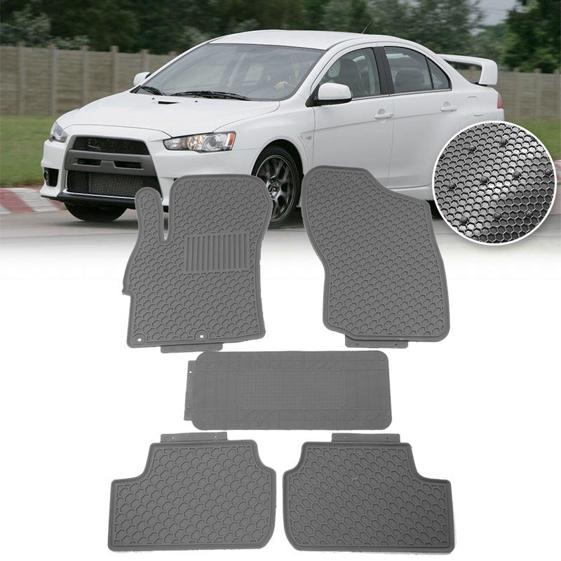 2008-2017 Mitsubishi Lancer Heavy Duty Floor Mats Carpets Latex