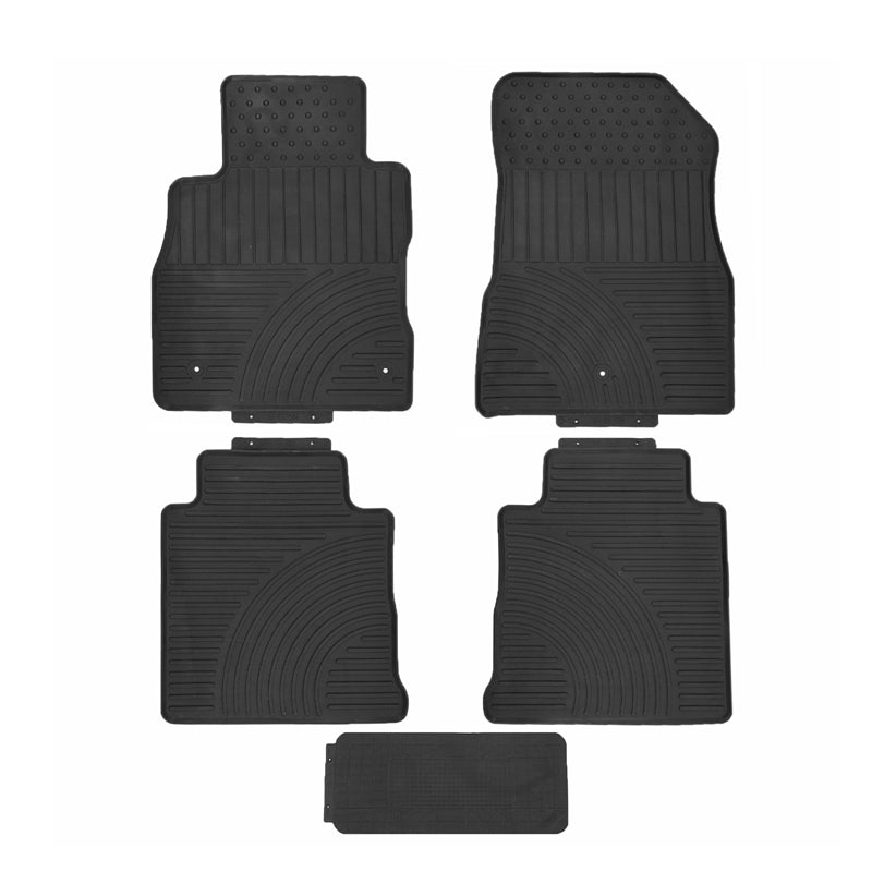Car Floor Mat for 2018-2024 Nissan Kicks Heavy Duty Black Latex Carpet