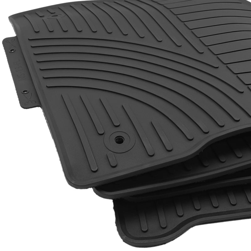 Car Floor Mat for 2018-2024 Nissan Kicks Heavy Duty Black Latex Carpet