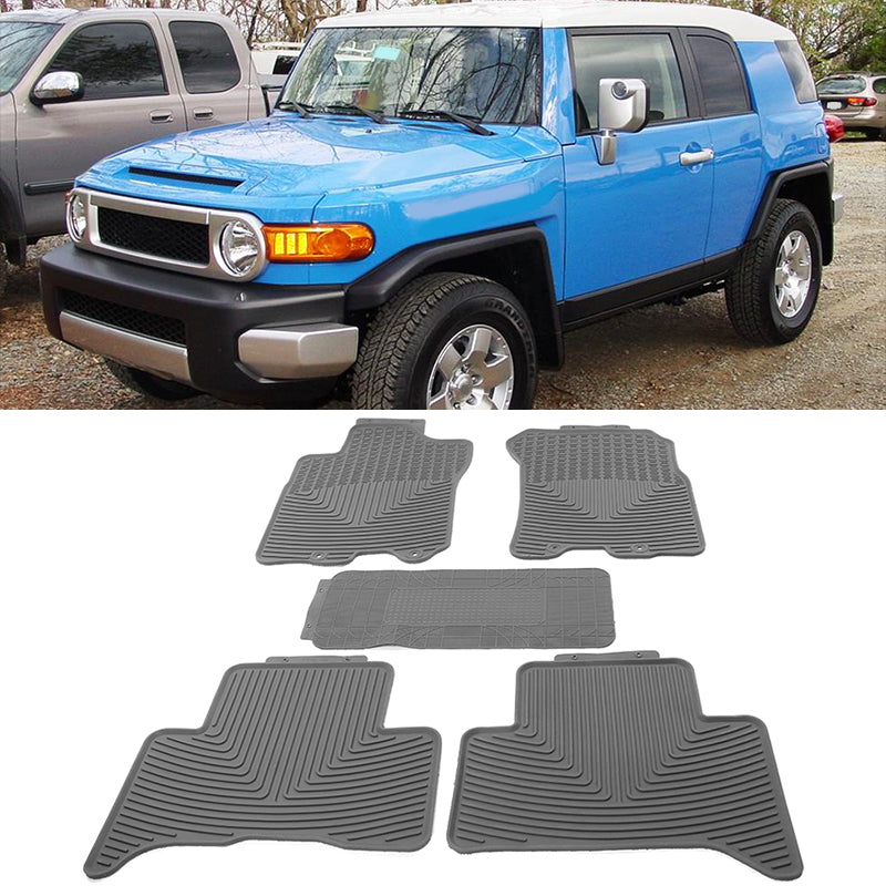 2007-2014 Toyota FJ Cruiser Floor Mats Latex 5PC