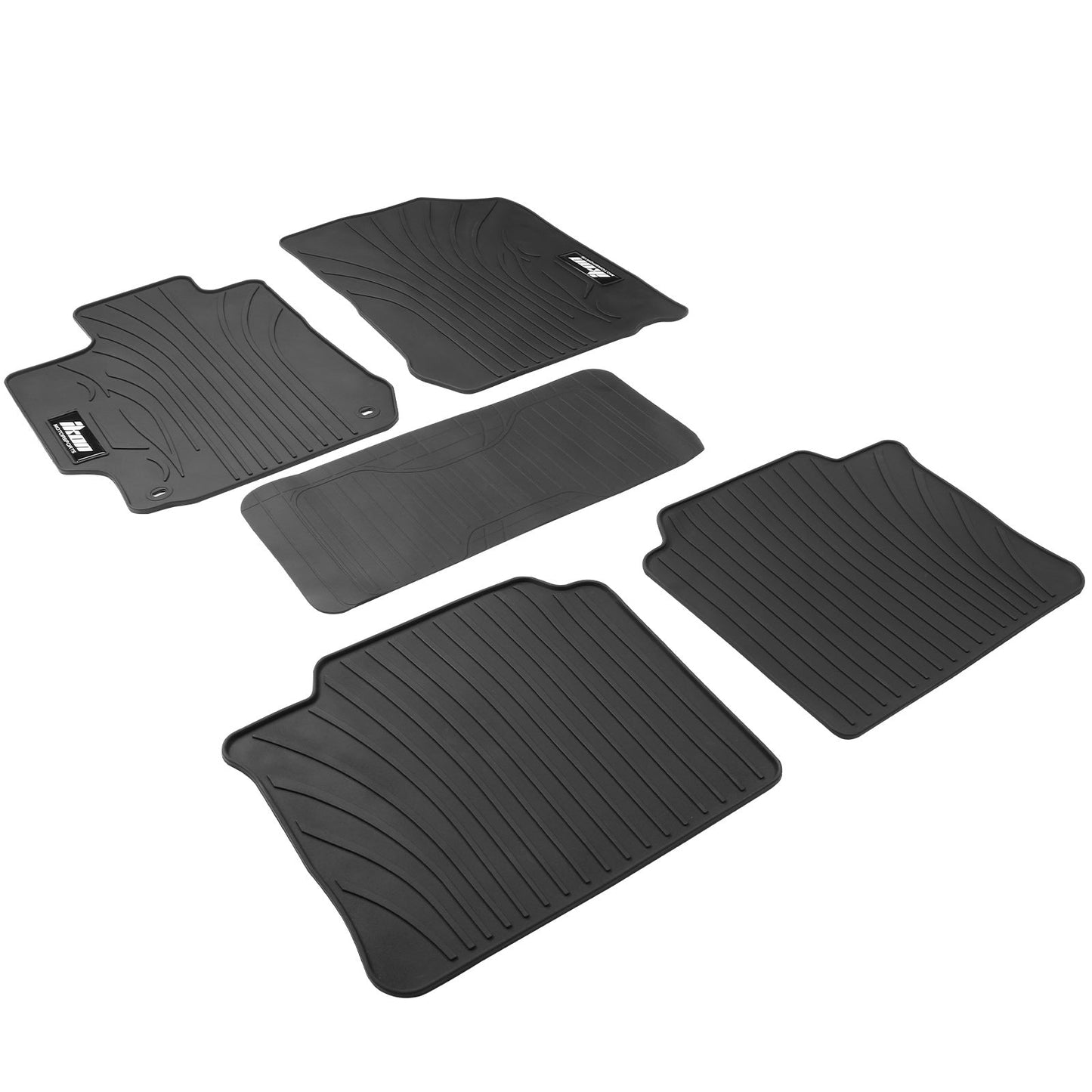 2012-2017 Toyota Camry Car Floor Mats Carpet 4PC Nylon & Latex Rubber