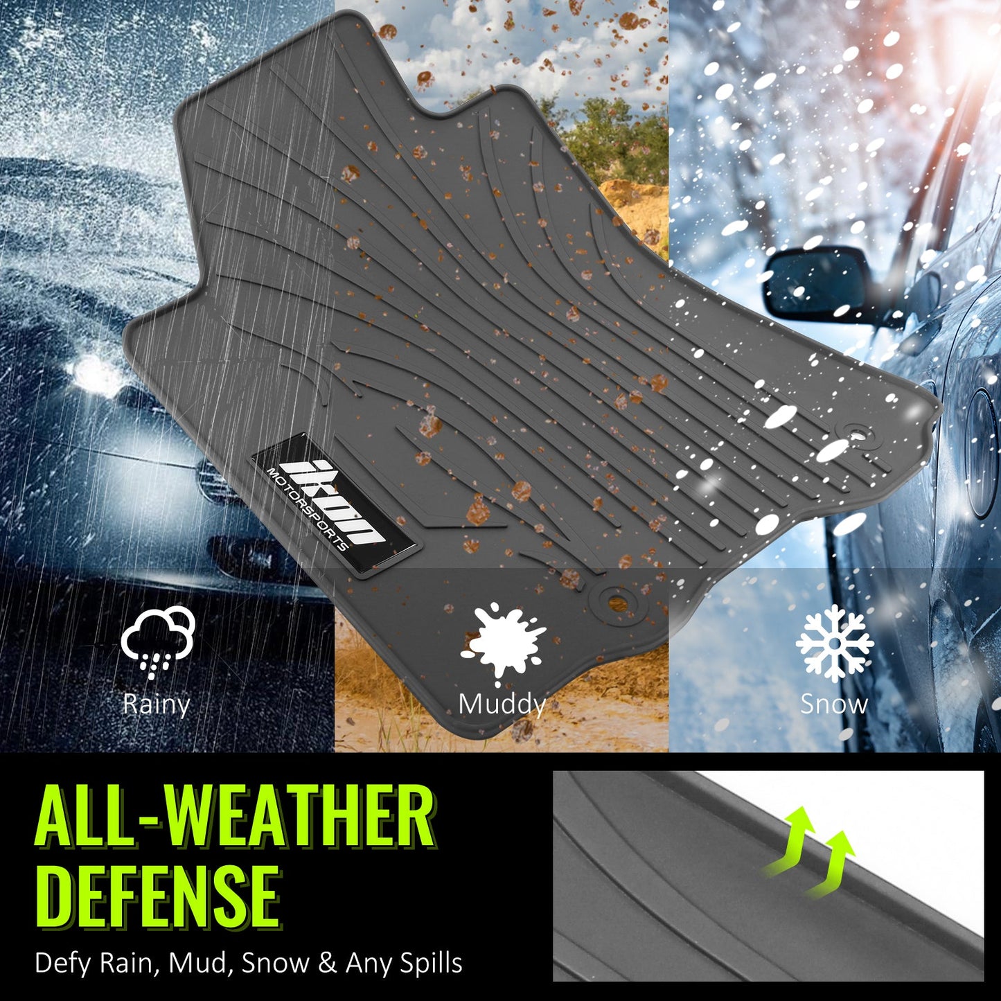 2013-2018 Nissan Altima Car Mats Carpet 4PC